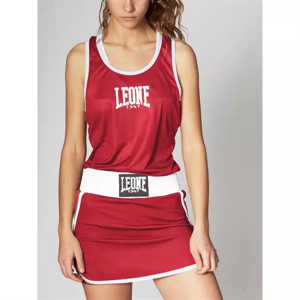 Leone 1947 Camiseta Boxeo Mujer Match Azul AB283