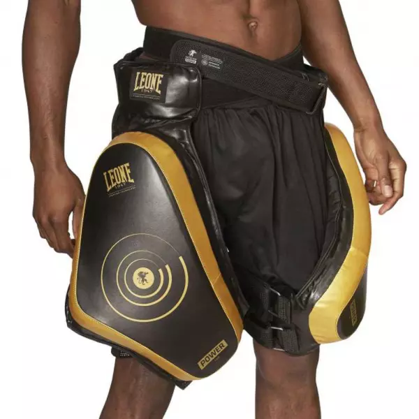 GM442 Protectores de Muslo para lowkicks Leone 1947 “Power line”