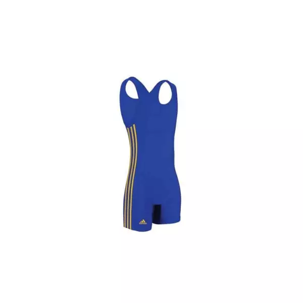 MALLA ADIDAS HOMBRE "3 BANDAS DORADAS" (AZUL)