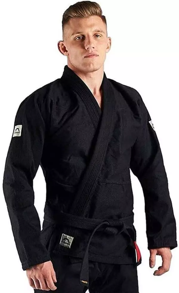 Manto BASE 2.0 BJJ GI Negro-Gris