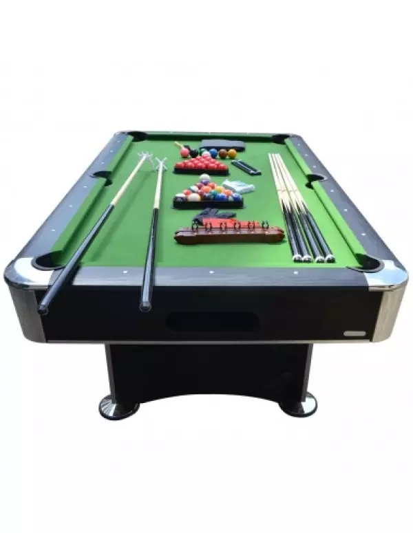 Mesa de billar semi profesional Atlanta Deluxe AMERICANO RETORNO AUTOMATICO 7 PULGADAS