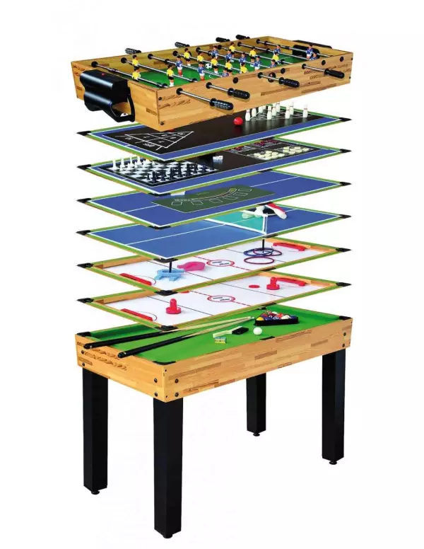 Mesa multijuegos 12 en 1 pl0353 tamaño 124x61x81