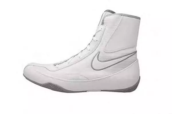 Nike Machomai 2 Boxing Shoes Blanco-Gris boxeo, lucha