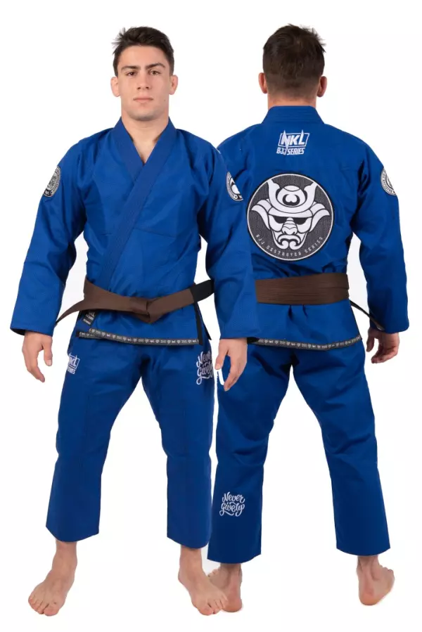 Destroyer BJJ Kimono Azul Brazilian Jiu Jitsu Gi#