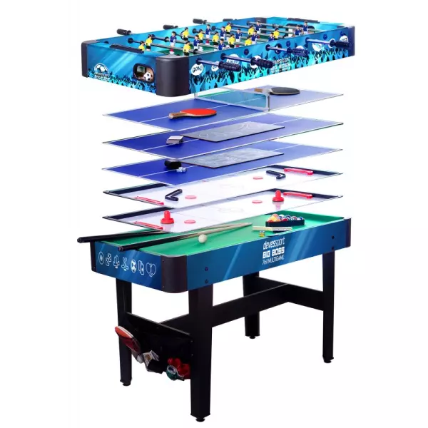 Multijuegos 7 en 1  Billar,Futbolin,Ping Pong,etc..  PL0278