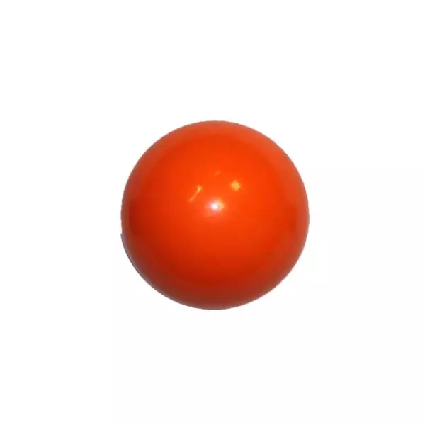 Bola futbolin resina color naranja brillo 35g 34mm 10050