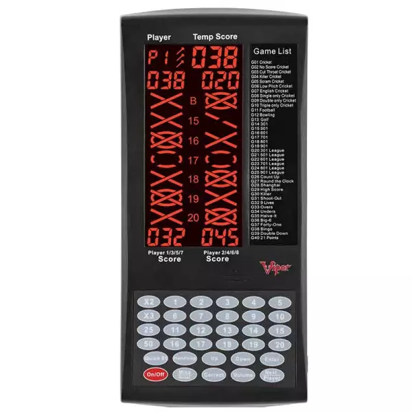 Marcador Viper ProScore Darts Scorer DIANAS DARDOS
