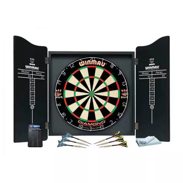 Armario + Diana Winmau Professional Darts Set 5003 DARDOS PUNTA DE ACERO