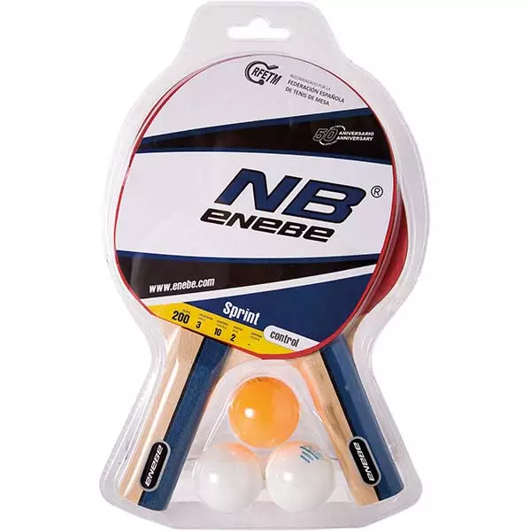 Enebe Tenis Mesa Set SPRINT 2 Palas y 3 Pelotas sprint 200