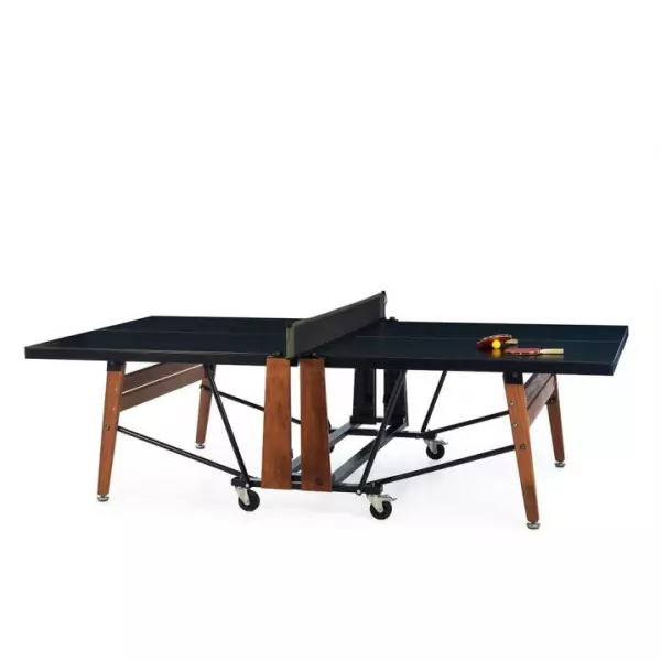 Mesa ping pong RS Folding Negro 2,74 x 152,5 DE DISEÑO