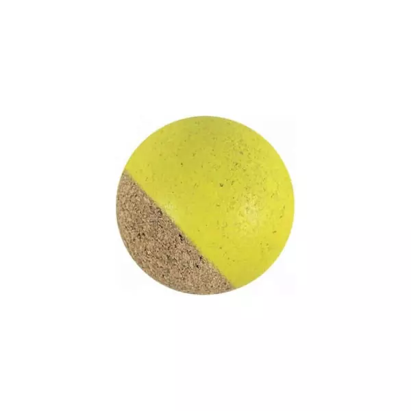 Bola Futbolin Corcho Amarillo/BLANCO/CORCHO NATURAL 13 gramos 34mm 1 unid 14503 PARA  RUIDOS
