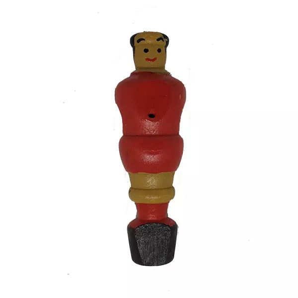 Jugadora Futbolin Madrid Portera Roja PATAS JUNTAS MADERA