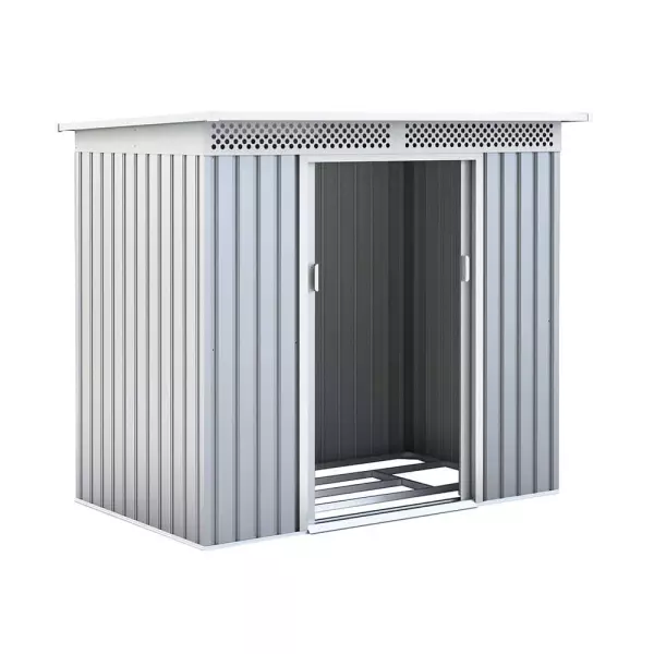 Caseta Metálica Gardiun Kingston Silver 3 m2 KIS12134