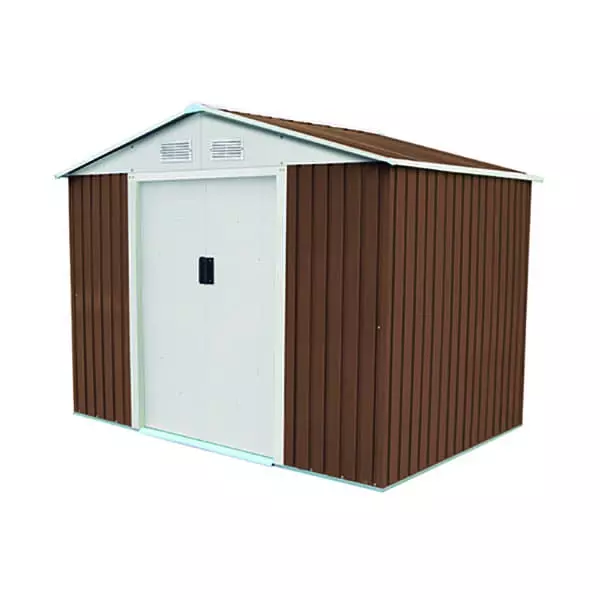 Caseta Metálica Gardiun Cambridge Marrón 4,72 m2 KIS12910