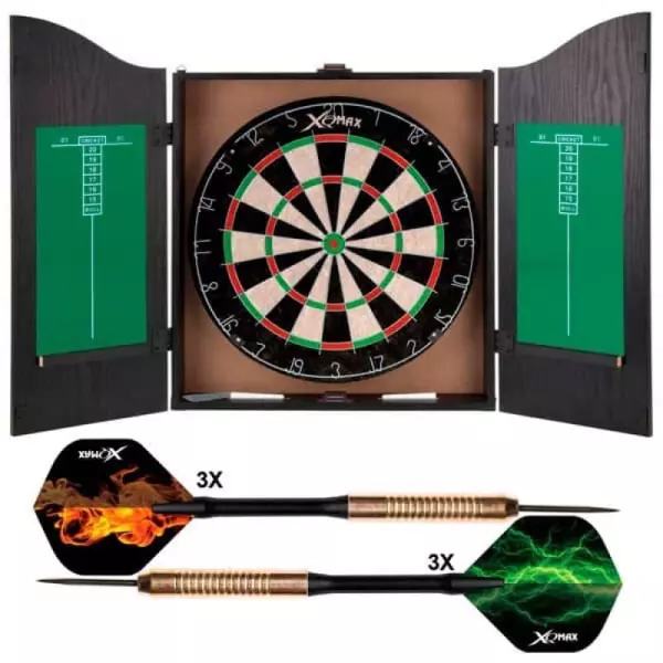 XQ Max Diana Con Armario Home Darts Centre QD7000060 DARDOS DE ACERO