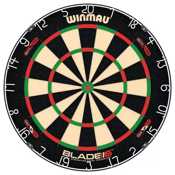 Diana Winmau Blade 6 Dual Core Dartboard 3031.punta de acero