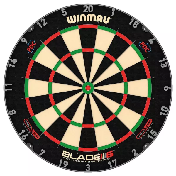 Diana Winmau Blade 6 Triple Core Dartboard 3032.DARDOS PUNTA DE ACERO