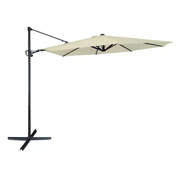 Parasol Jardín Chillvert Roma Mini Color Crema 300x200x260cm KCH230