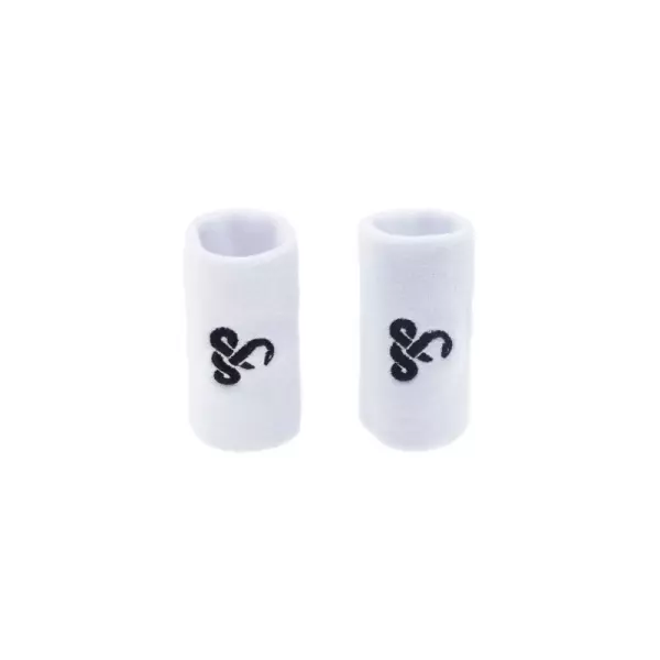 PACK VIBOR-A 2 MUÑEQUERAS 12 CM BLANCO padel