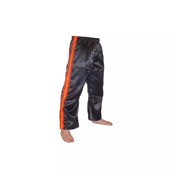 Pantalon Kick Boxing con bandera, raso (satén).