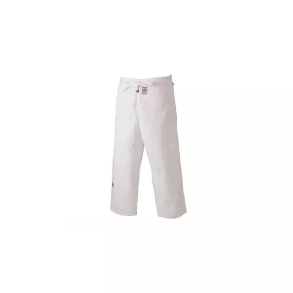 Pantalón judo Mizuno Yusho Best blanco homologado IJF