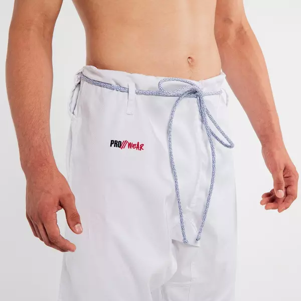 Pantalón Judo ProWear. Blanco. 5