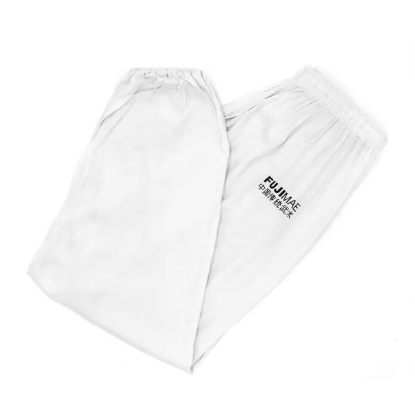 Pantalón Tai Chi Training. Blanco. 4