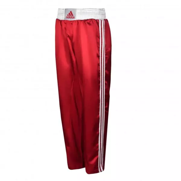 PANTALONES ADIDAS KICKBOXING ROJO/BLANCO - ADIKBUN110T