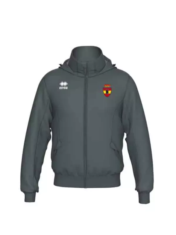 Parka gris con capucha Niamh oficial rfee ESGRIMA