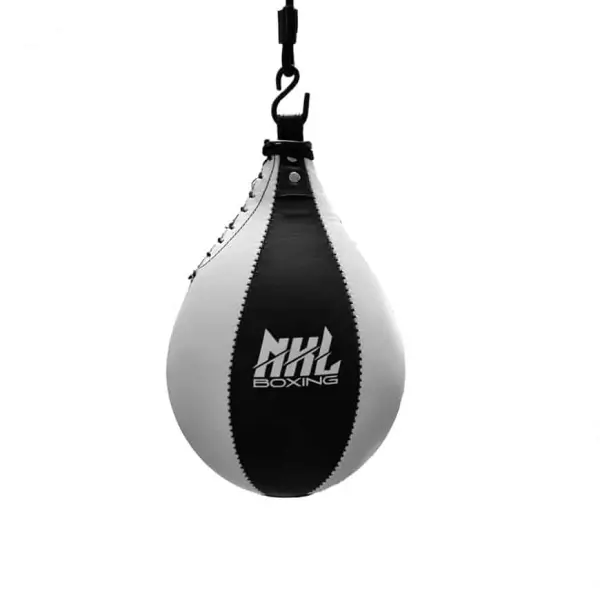 PERA BOXEO NKL "SPEED" POLIPIEL 28X17 CM +CUERDA ELASTICA 1 M
