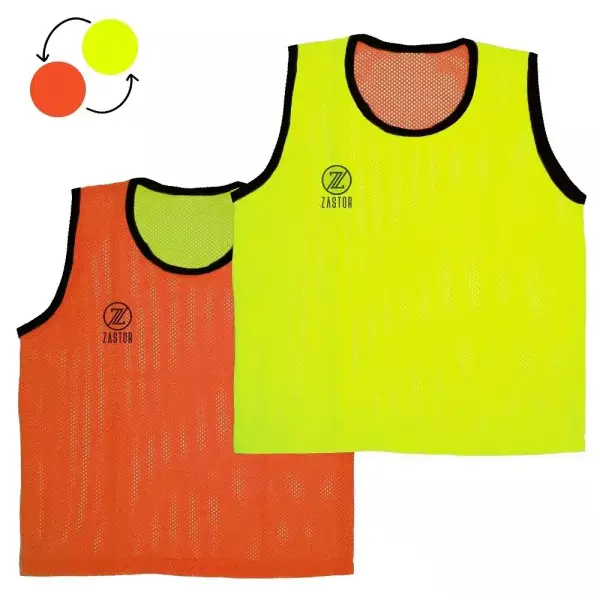 Peto entrenamiento reversible RESSY neón-naranja