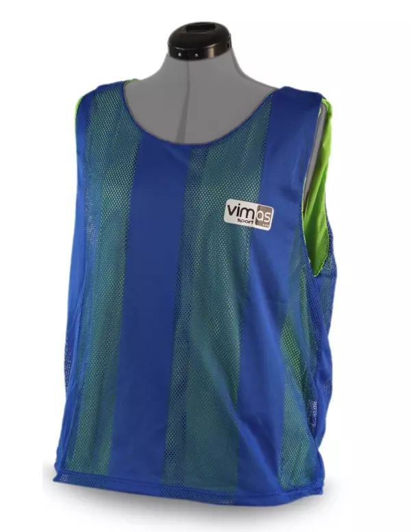 Peto Reversible Azul/Verde TALLA GRANDE FUTBOL