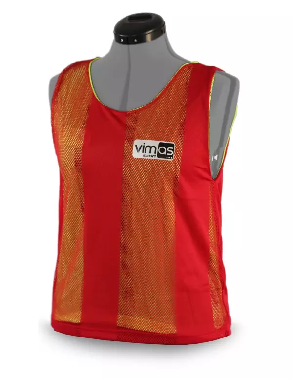 Peto Reversible Rojo/Amarillo TALLA GRANDE FUTBOL