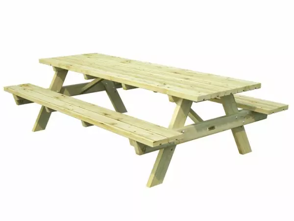 Picnic table Ruby 24 autoclave verde 239x161x72cm