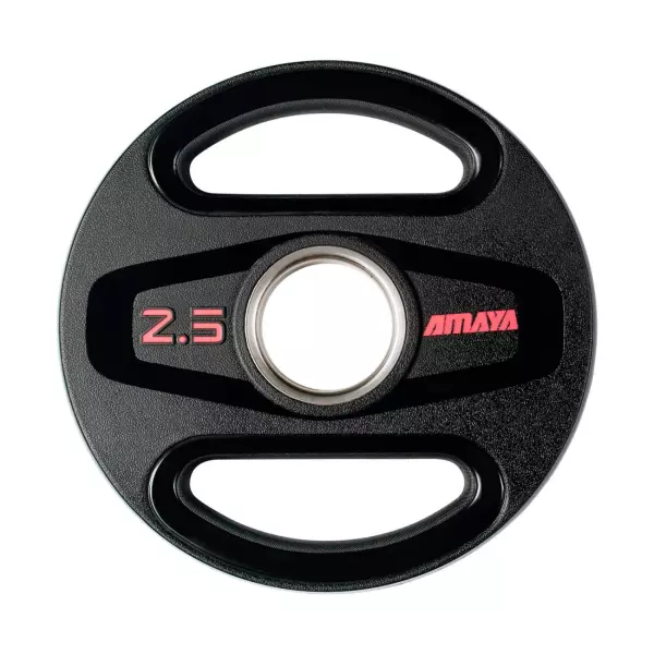 #Plato Olímpico TPU Negro disco - 2,5