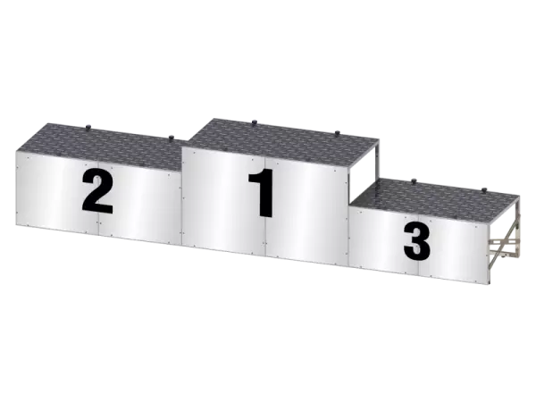 Podium Doble Estandar plegable
