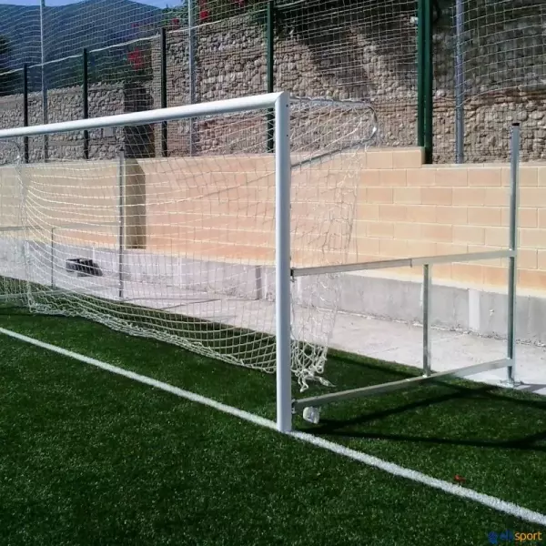 JUEGO 2 PORTERÍAS FÚTBOL 5 ABATIBLES