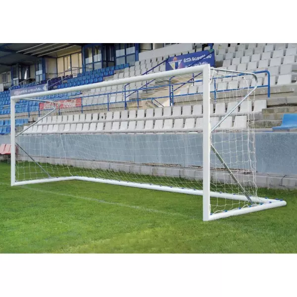 PORTERÍAS DE FÚTBOL 7 MÓVILES DE ALUMINIO DE 120X100 MM TRASLADABLES CON BASE COMPLETA