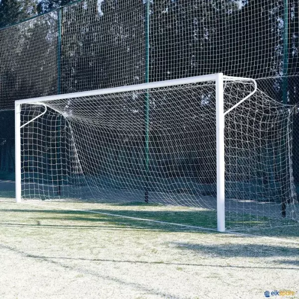 JUEGO 2 PORTERÍAS FÚTBOL 5 FIJAS CON ARQUILLOS#