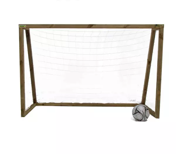 PORTERÍA DE FÚTBOL DE MADERA MASGAMES M 180 cm (largo) x 60 cm (ancho) x 120 cm (alto)