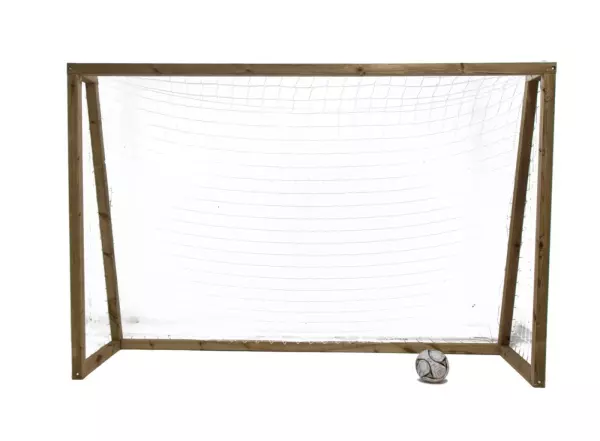 PORTERÍA DE FÚTBOL DE MADERA MASGAMES XL 300 cm (largo) x 200 cm (alto) x 80 cm (ancho)