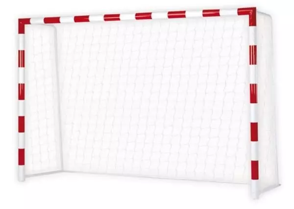 JUEGO PORTERIA TUBO REDONDO PARA BALONMANO/FUTBOL SALA ACERO TRASLADABLE PREGUNTAR STOCK
