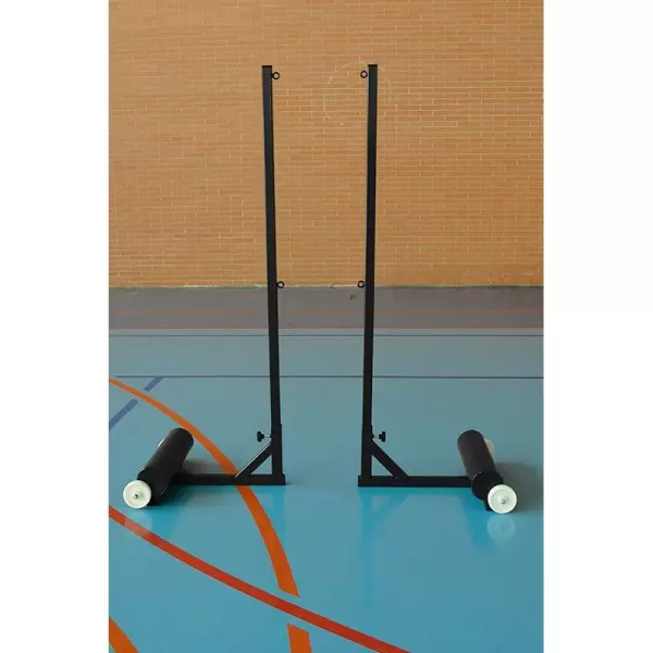 POSTES BÁDMINTON TRASLADABLES METÁLICOS CON CONTRAPESOS