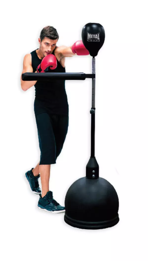 Power spin” Punching ball para deportes de contacto Metal Box con barra giratoria#