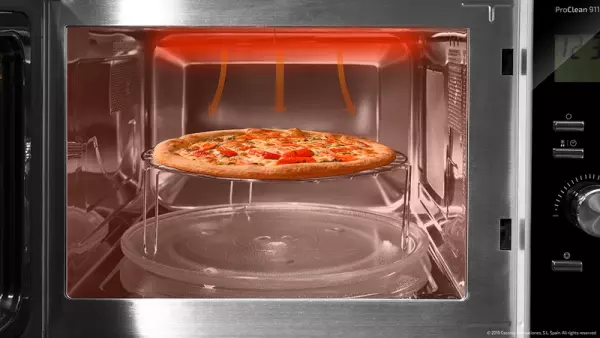 Microondas ProClean 9110 Full Inox HACE PIZZAS