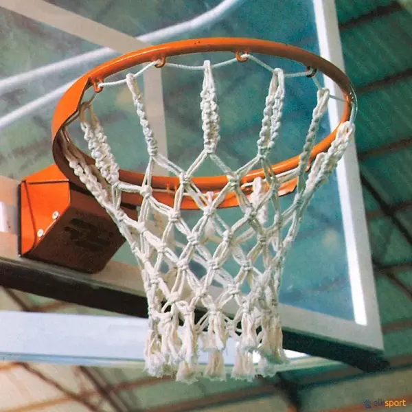 JUEGO 2 REDES BALONCESTO ALGODÓN 6MM 12 GANCHOS