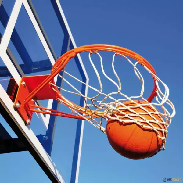 JUEGO 2 REDES BALONCESTO NAILON 4,5/6MM-12 GANCHOS