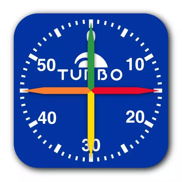 RELOJ DE PISCINA AZUL/NEGRO/BLANCO (80x80x7)