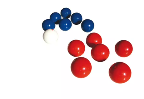 Boccia Ball. Petanca para interior y personas con movilidad reducida - Set 13 bolas. Ø86 mm - 300 gr