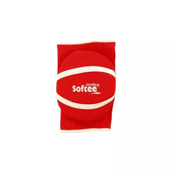 RODILLERA/CODERA ACOLCHADA SOFTEE - ROJO, SENIOR